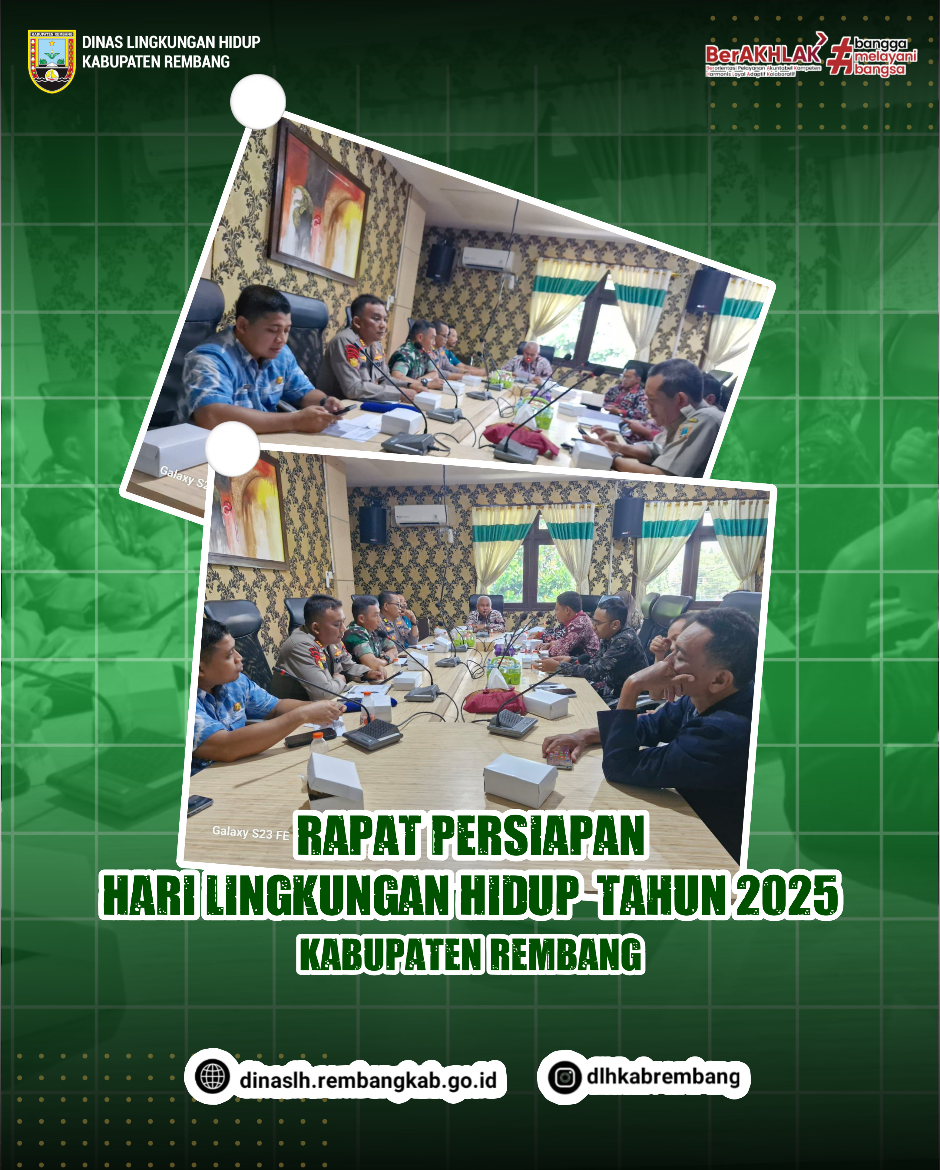 RAPAT PERSIAPAN HARI LINGKUNGAN KABUPATEN REMBANG TAHUN 2025